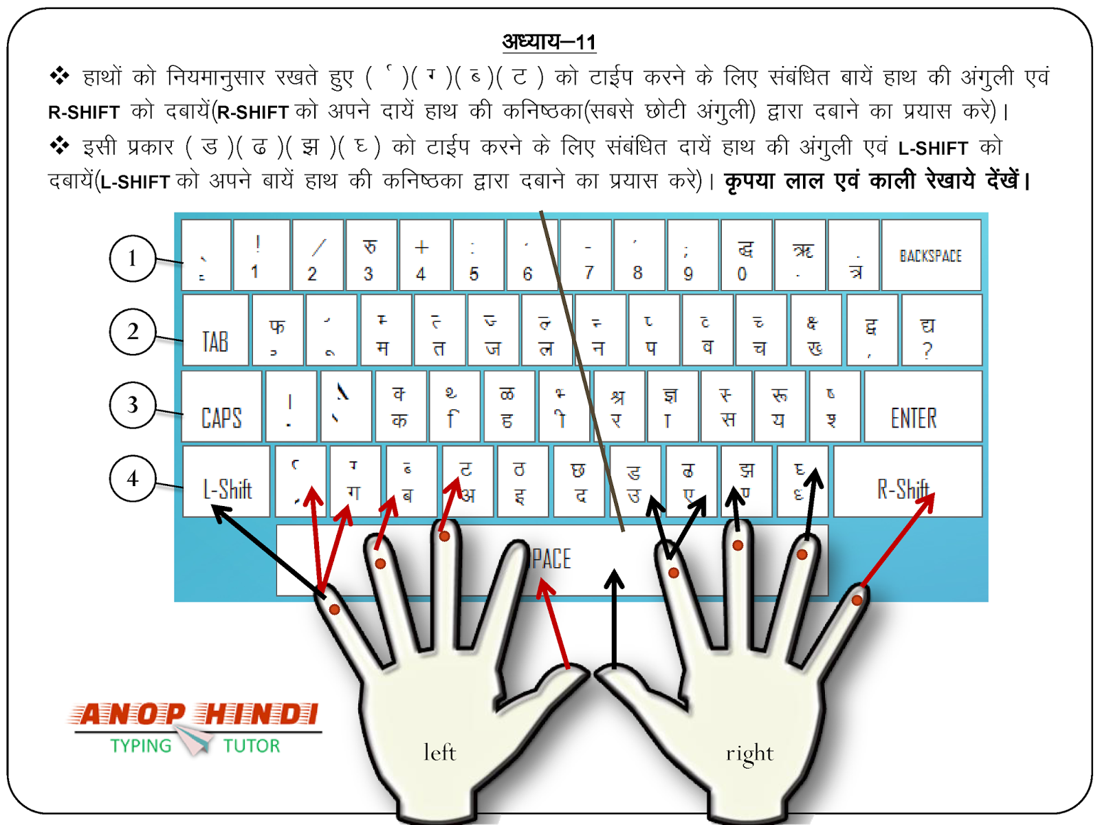 indian typing test online hindi